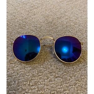 RETRO INDIE UNISEX ROUND METAL SUNGLASSES